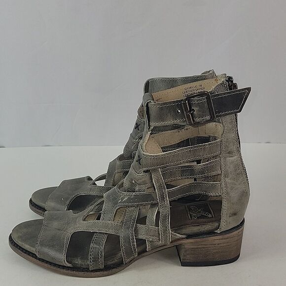 Freebird By Steven Gazelle Stone Gladiator Leather Women's Sandals - Picture 6 of 15